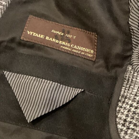 Banana Republic Blazer Super 100’s Vitale Barberis Canonico Italy 40S - Picture 10 of 14